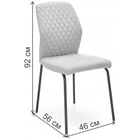 Стул на металлокаркасе K461