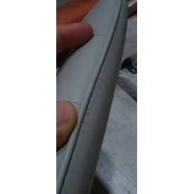 Стул на металлокаркасе Flor light gray / black