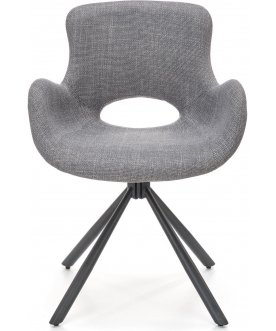 Дизайнерский стул K475 серый / черный