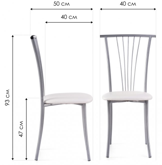 Стул на металлокаркасе Grigori горький шоколад / светлый мусс