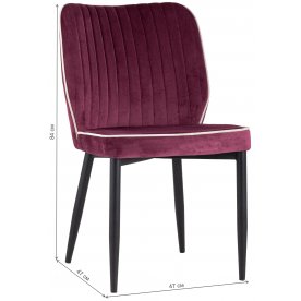 Стул на металлокаркасе Лаура