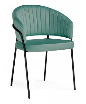 Стул-кресло Лео антрацитовый brendy stone 28 / черный