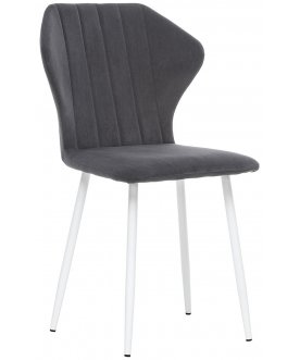 Стул на металлокаркасе Leset Гувер полоса черный / ultra sand