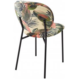 Стул на металлокаркасе Mod цветы велюр