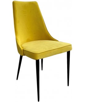 Стул на металлокаркасе Nepal-P желтый #H19 / черный