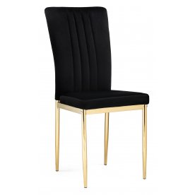 Стул на металлокаркасе Rek black /gold