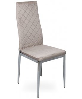 Стул на металлокаркасе Рин beige / chrome