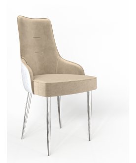 Дизайнерский стул Савелья кашемир / золото