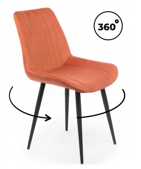 Комплект стульев Онда 4 шт терракотовый (zd 432) / черный
