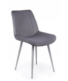 Стул на металлокаркасе Вейв темно-серый (zd 995) / серый