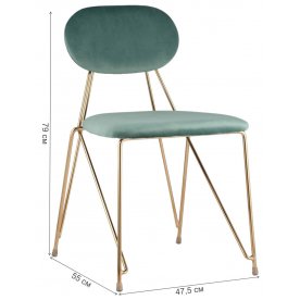 Стул на металлокаркасе Сенейрон