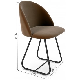 Стул на металлокаркасе SHT-ST35/S38