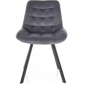 Стул на металлокаркасе Monti Velvet Bluvel 14