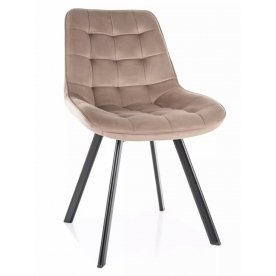 Стул на металлокаркасе Monti Velvet Bluvel 40