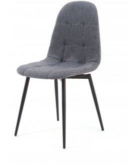 Стул на металлокаркасе Танне чёрный / графит