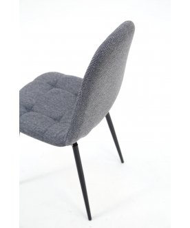 Стул на металлокаркасе Танне чёрный / графит