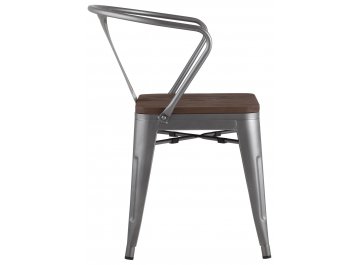 Стул на металлокаркасе Тиоли Арм Вуд