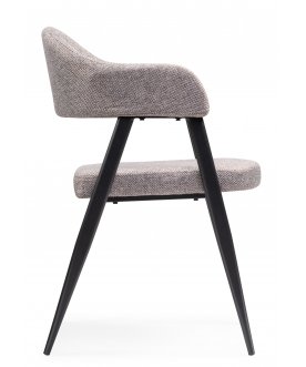 Стул-кресло Twin gray / black