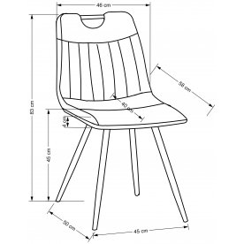 Стул на металлокаркасе Варрачер