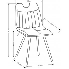 Стул на металлокаркасе Варрачер