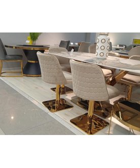 Дизайнерский стул Могур бежевый