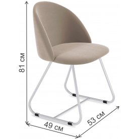 Стул на металлокаркасе SHT-ST35/S38