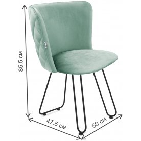 Стул на металлокаркасе SHT-ST36-3/S106