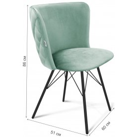 Стул на металлокаркасе Sheffilton SHT-ST36-3 / S37