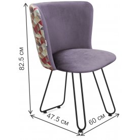 Стул на металлокаркасе SHT-ST36-4/S106