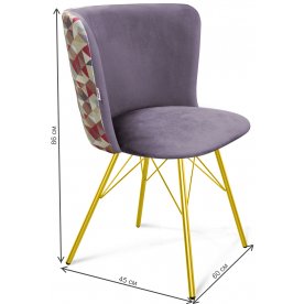 Стул на металлокаркасе SHT-ST36-4/S37