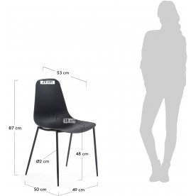 Стул на металлокаркасе Wassu