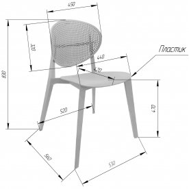 Пластиковый стул Sheffilton SHT-S111