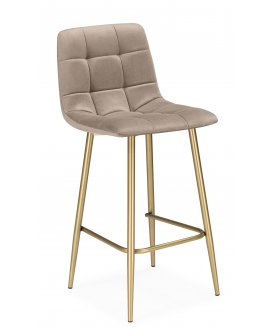 Полубарный стул Чилли Мини бежевый (zd 210) / золотой