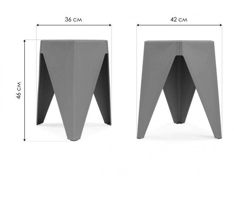 Табурет Korner black