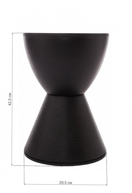 Табурет Button черный