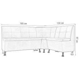 Кухонный диван угловой Феникс