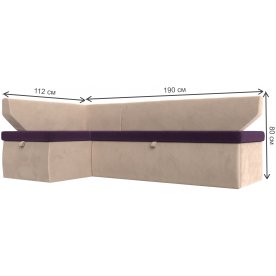 Кухонный диван угловой Омура