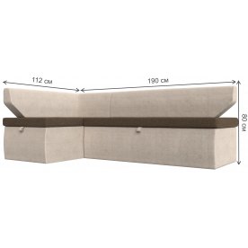 Кухонный диван угловой Омура