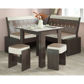 Кухонный уголок Кантри-мини Т2 исп.1 МФ-105.035 венге