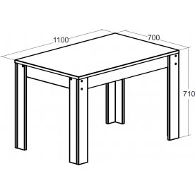 Кухонный уголок Кантри Т1 исп.2 МФ-105.032 венге