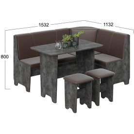 Кухонный уголок Техас Исполнение 1