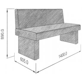 Диван Optim 140
