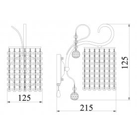 Бра Leona DIA127-01-N