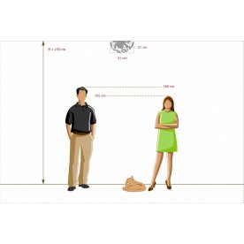 Накладной светильник Улыбка 3 365013705