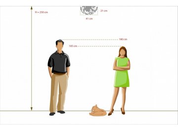 Накладной светильник Улыбка 3 365013705