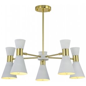 Люстра ElisiumL1068-5GD-WH