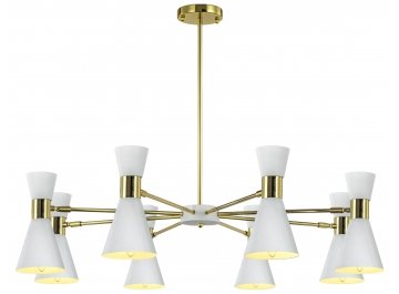 Люстра ElisiumL1068-8GD-WH