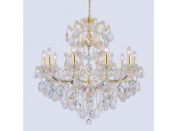 Люстра ISABEL SP11 GOLD/TRANSPARENT