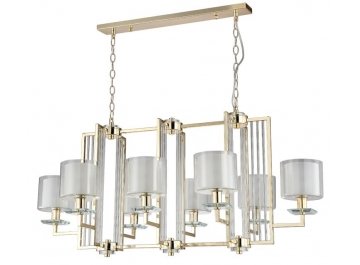 Подвесная люстра NICOLAS SP8 L1000 GOLD/WHITE