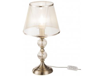 Настольная лампа с абажуром Inessa FR2685TL-01BZ